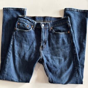 Levi's Dark Blue Straight-Leg Men's Jeans